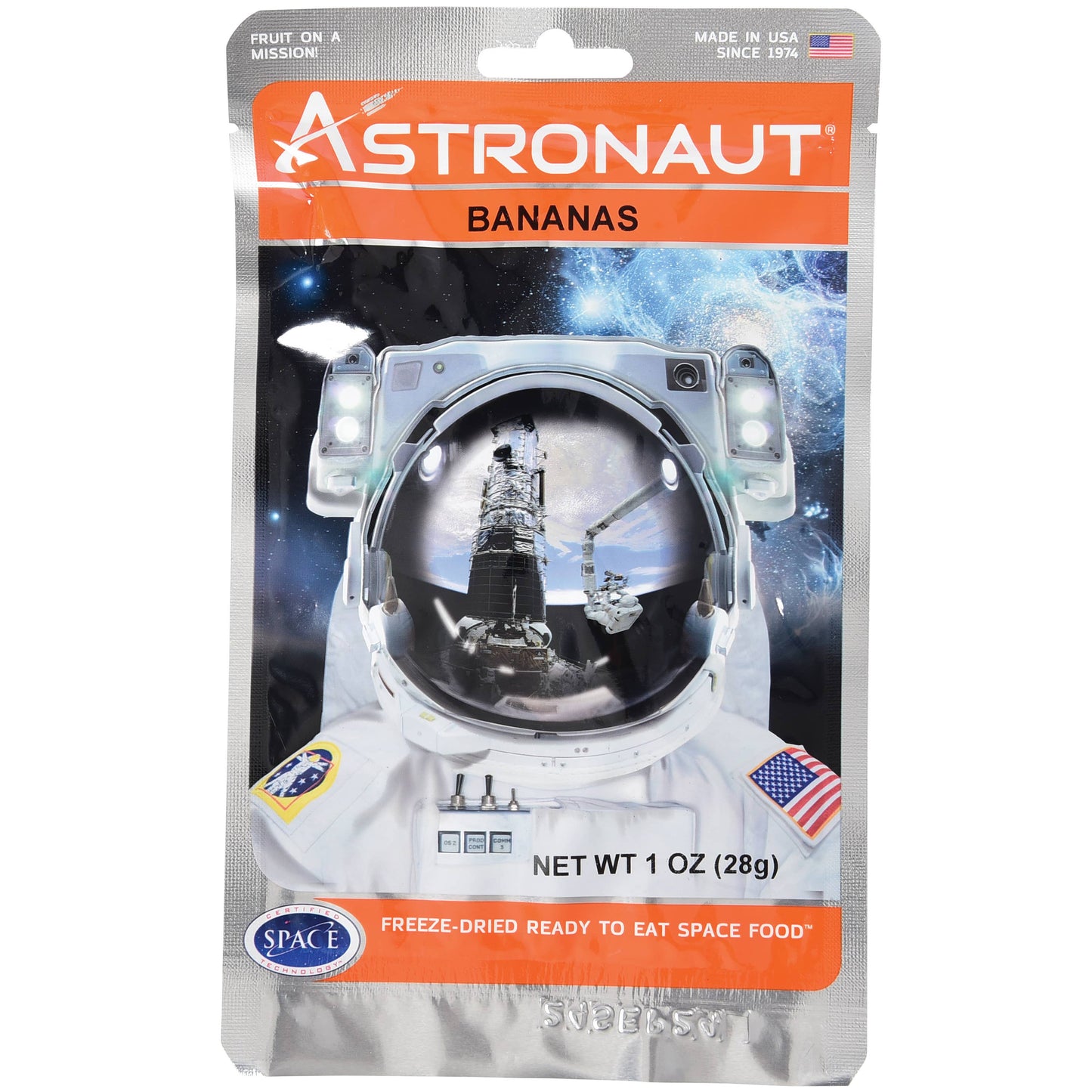 Astronaut Freeze Dried Bananas