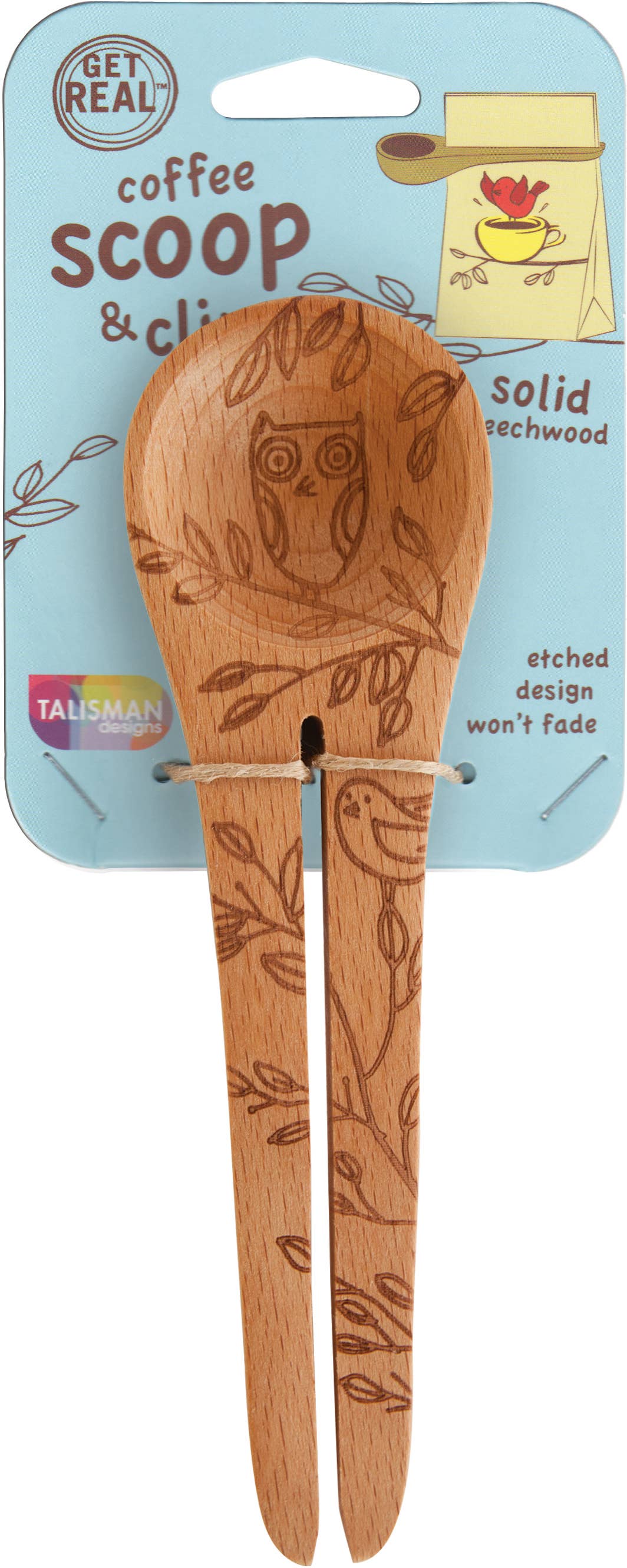 TALISMAN DESIGNS - Nature Coffee Scoop and Clip