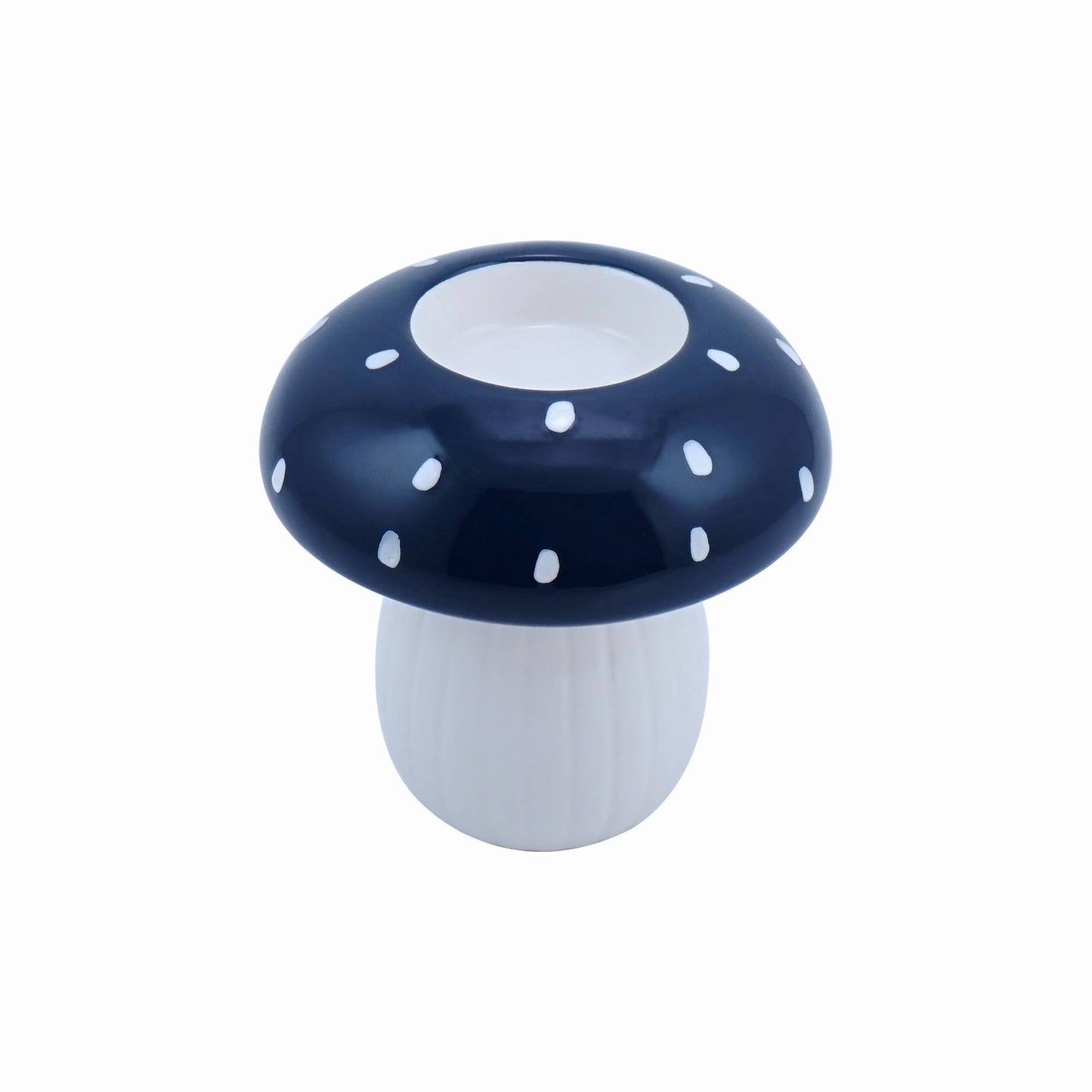 Mushroom Shaped Ceramic Tea Light Holder Woodland