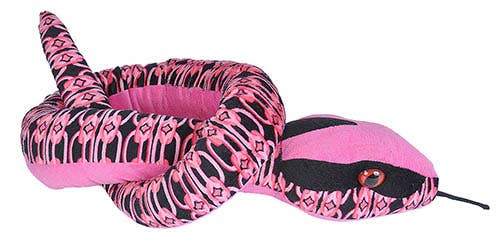 Pink Stuffed Snake 54"
