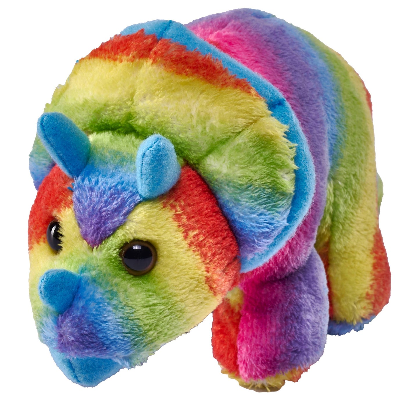 Pocketkins-ECO-Rainbow Tricera Stuffed Animal 5"