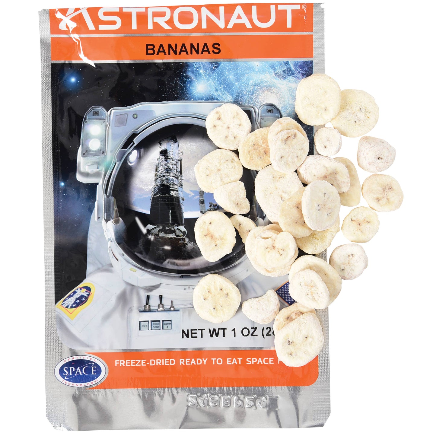 Astronaut Freeze Dried Bananas