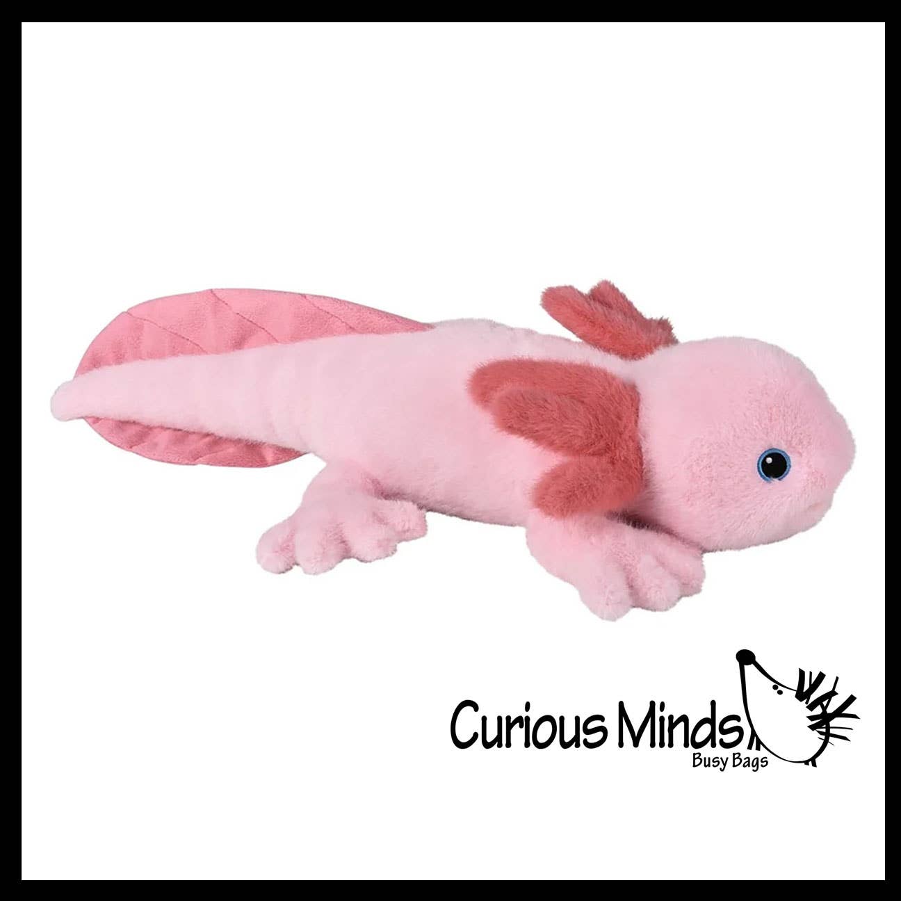Axolotl Realistic Earth Safe Cute 15" Long Plush Stuffed Animal