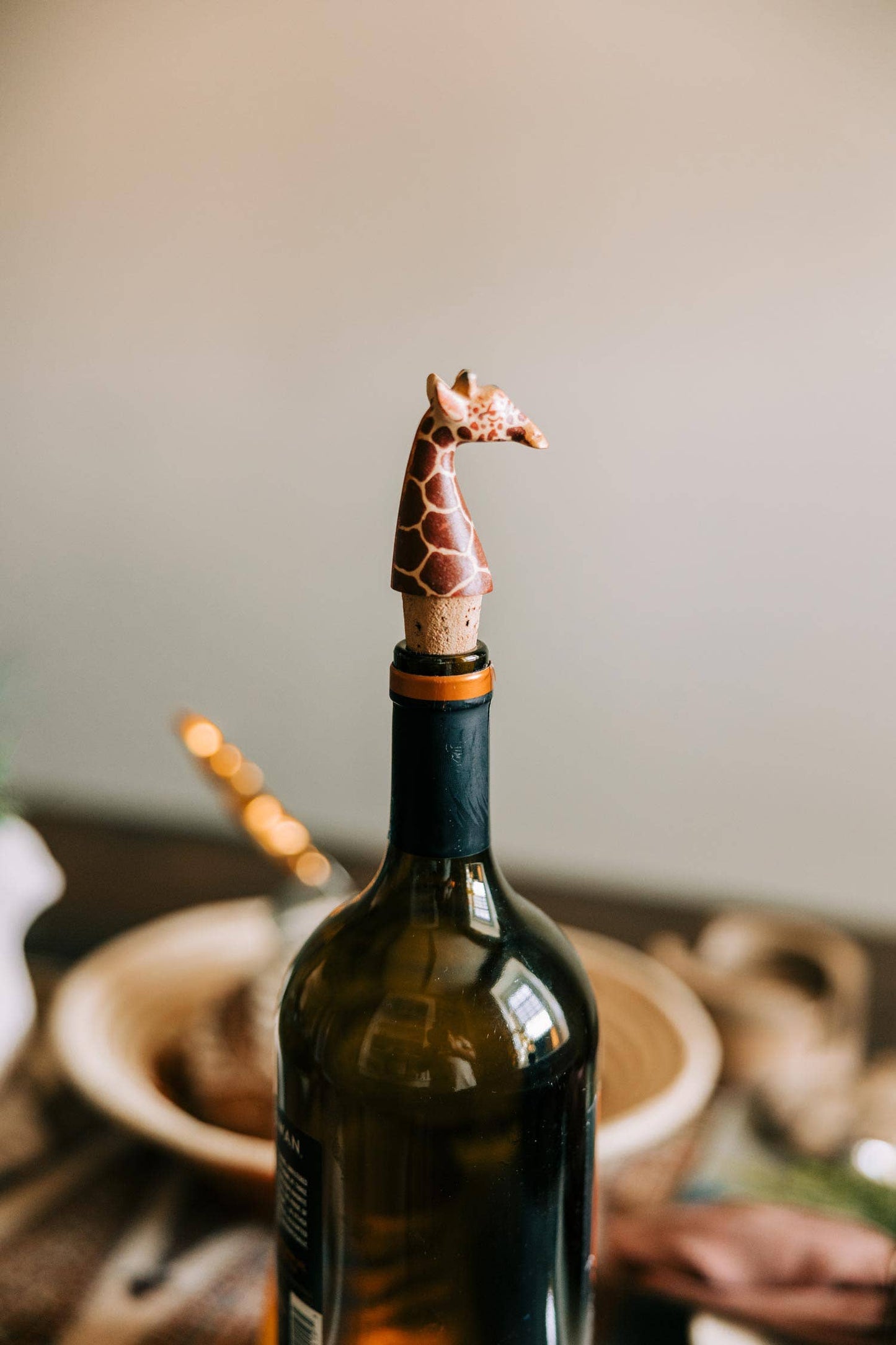 Giraffe Bottle Topper