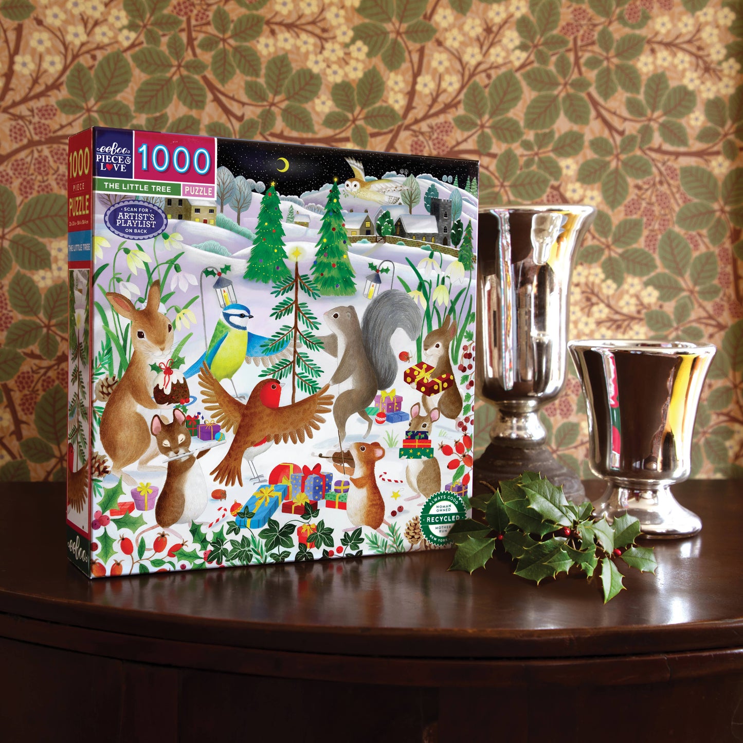 eeBoo - The Little Tree 1000 Piece Square Puzzle