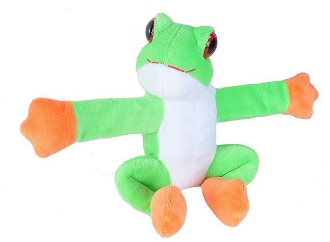 Huggers Red Eyed Tree Frog Stuffed Animal 8"