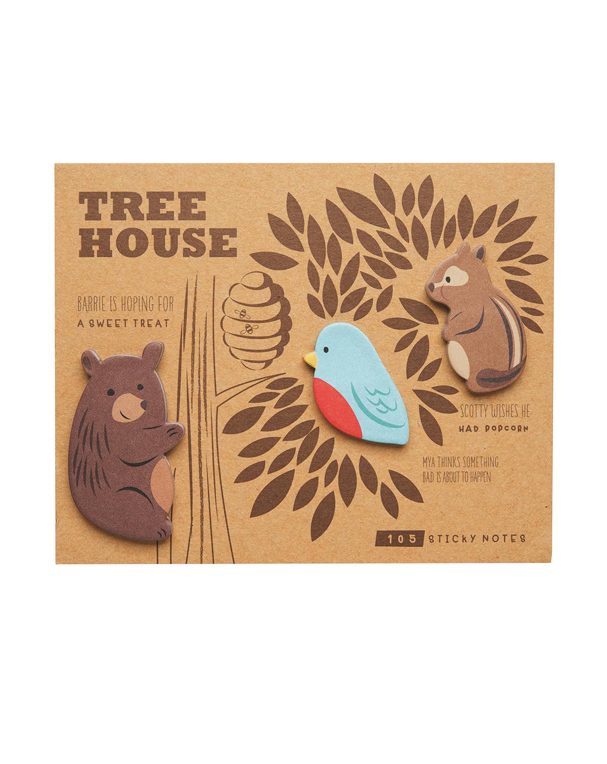 Treehouse Silly Scenes sticky notes