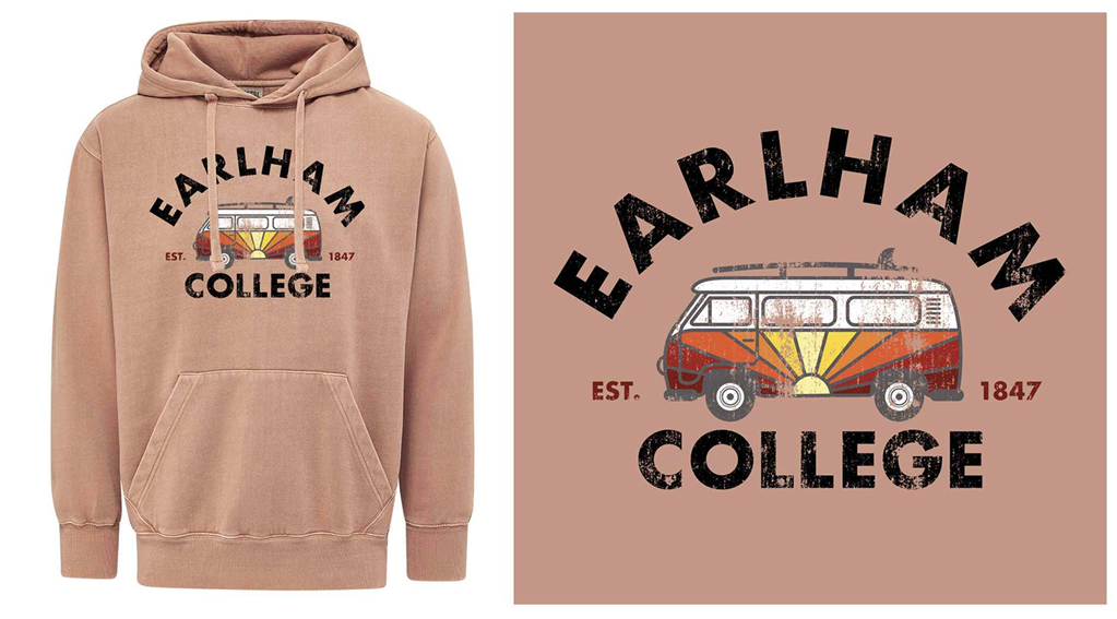 Earlham Bus Hoodie