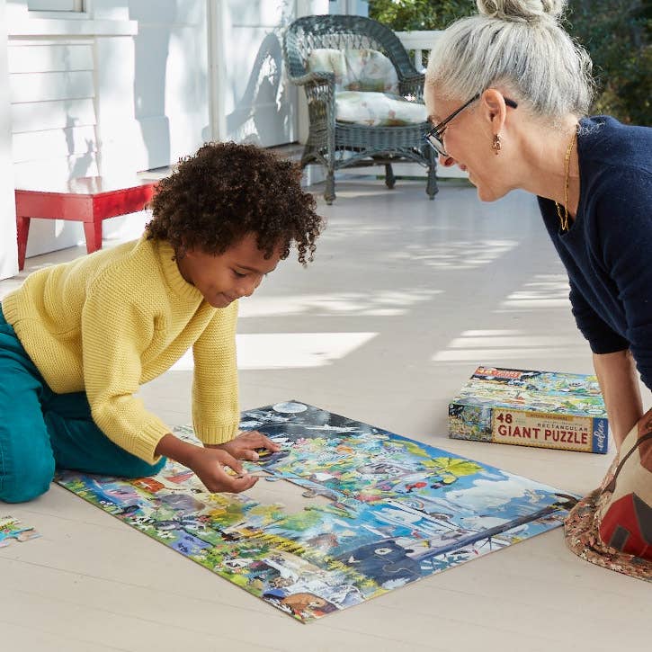 eeBoo - Within the Biome 48 Piece Giant Puzzle