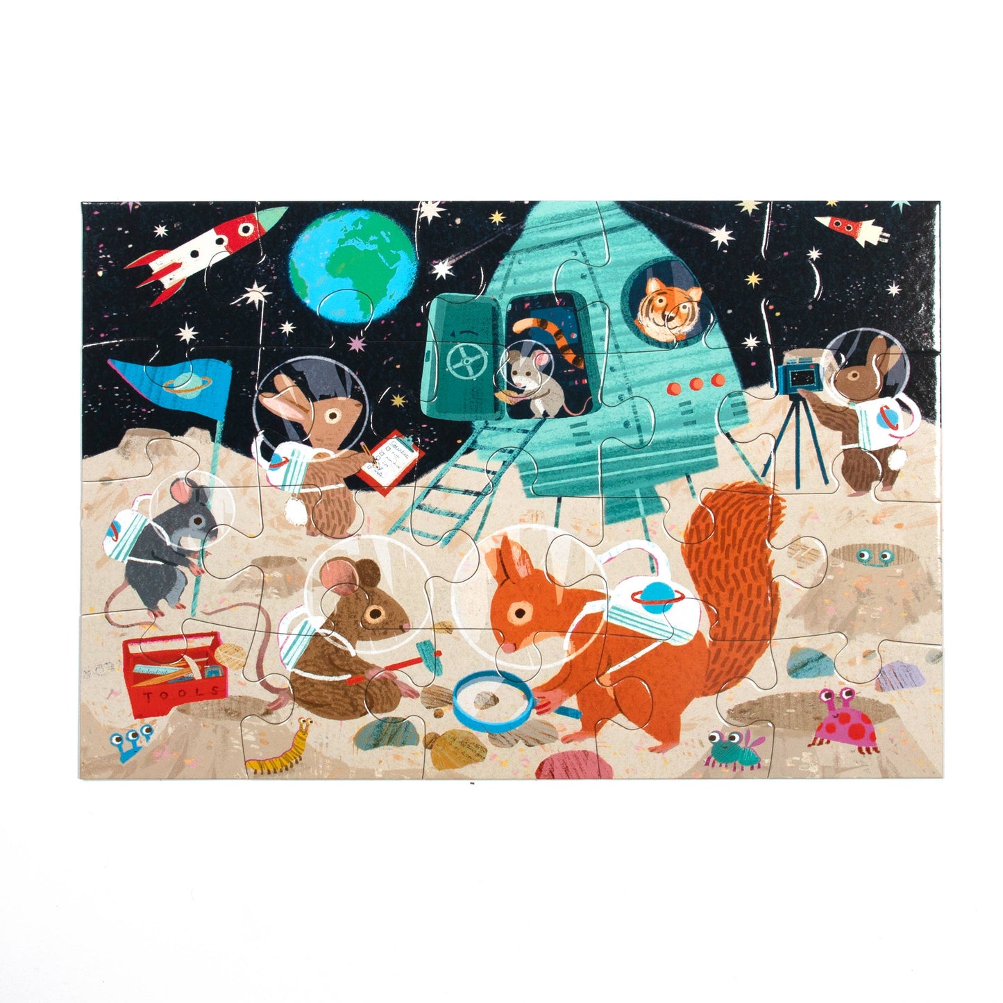 eeBoo - Space Exploration 20 Piece Puzzle
