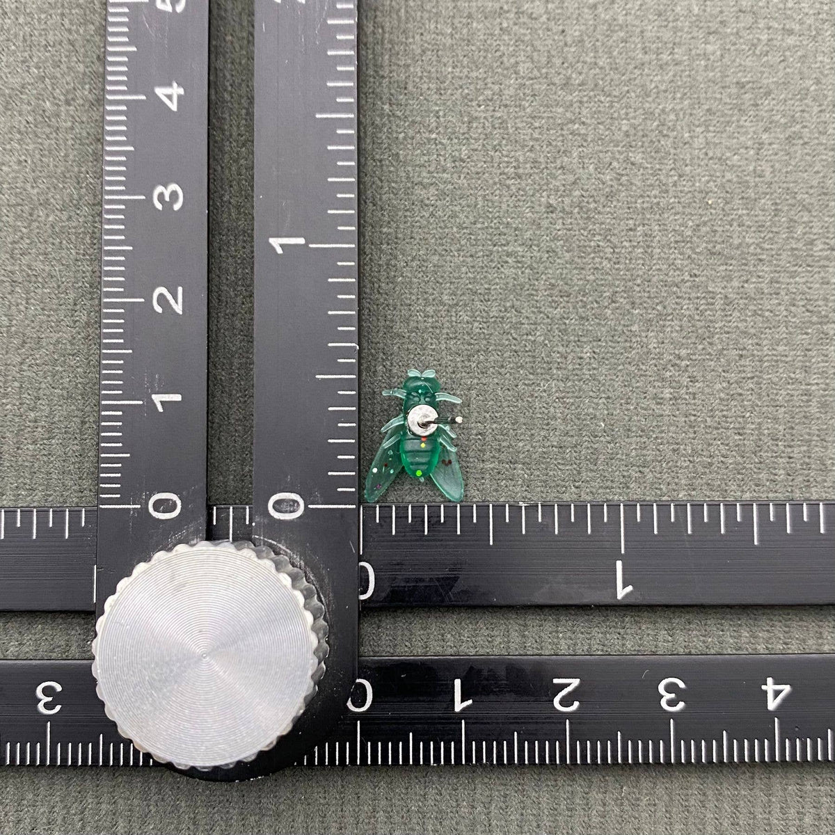 Silicone Fly Ear Studs-Black