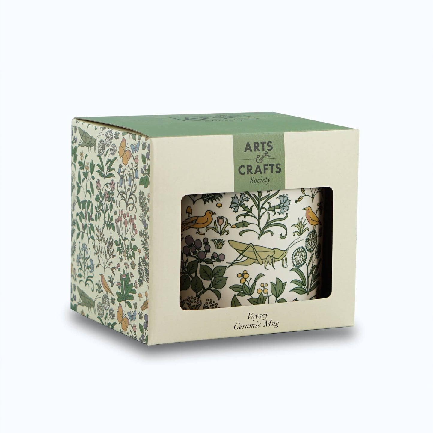 Botanical Floral Birds Butterflies Coffee Tea Mug