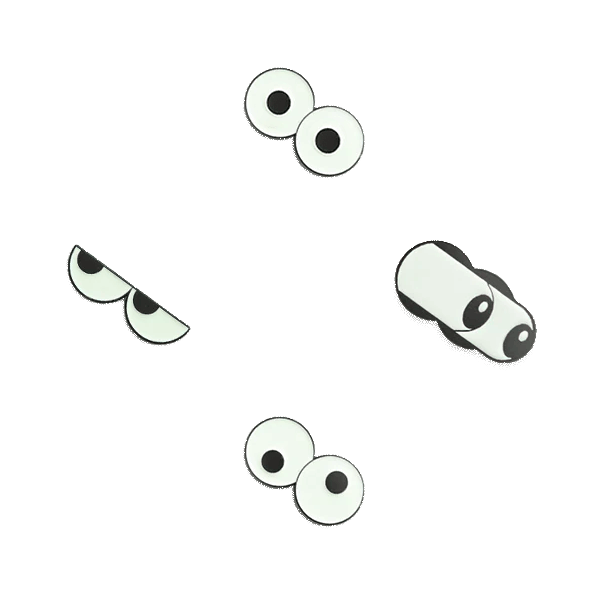 Glow Eyes 4-pack - Plant Magnet
