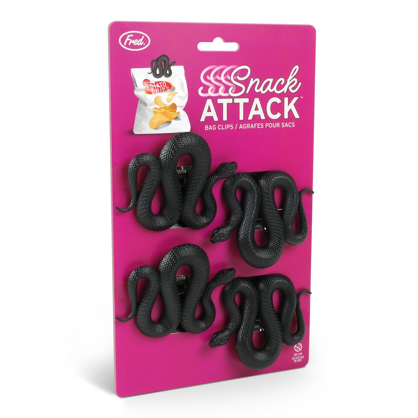 SSSSNACK ATTACK - Snake Bag Clips
