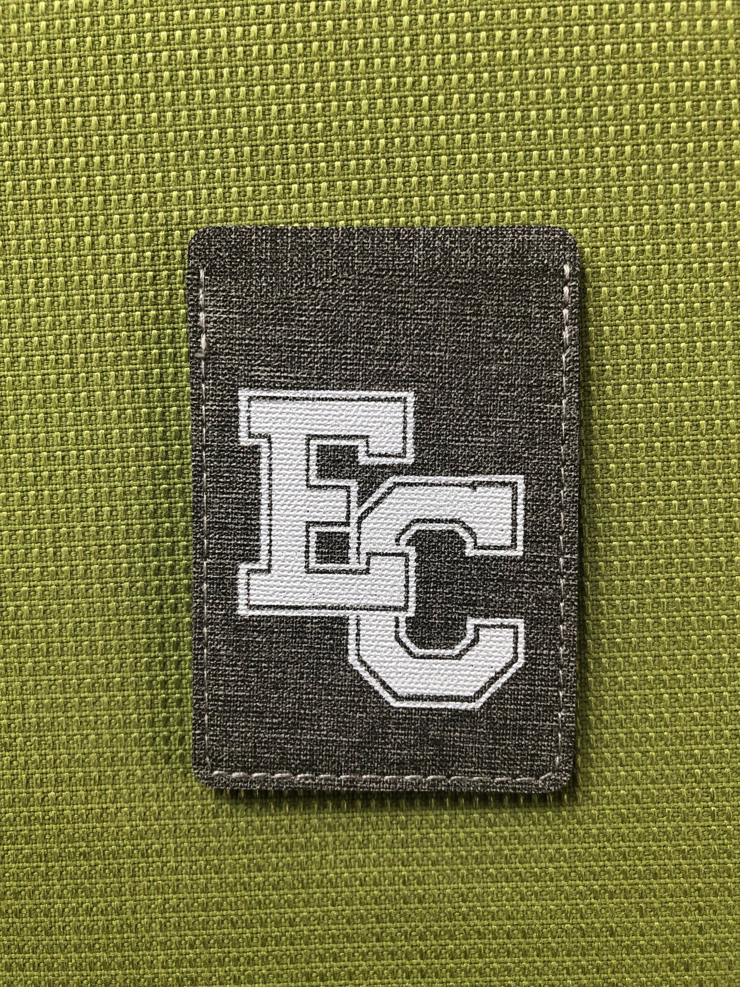 Phone Wallet, Grey Fabric