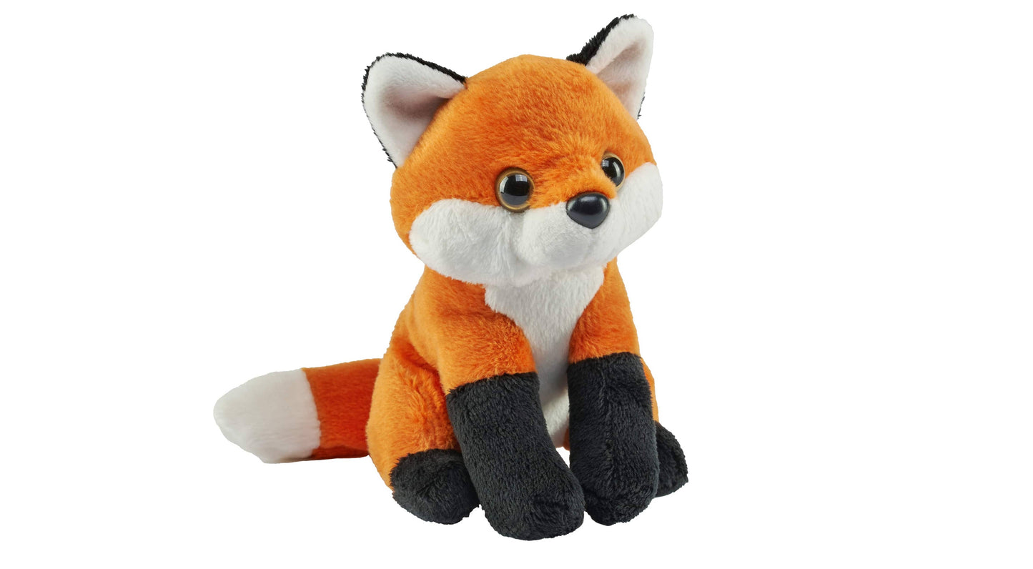 Pocketkins-Eco Red Fox Stuffed Animal 5"
