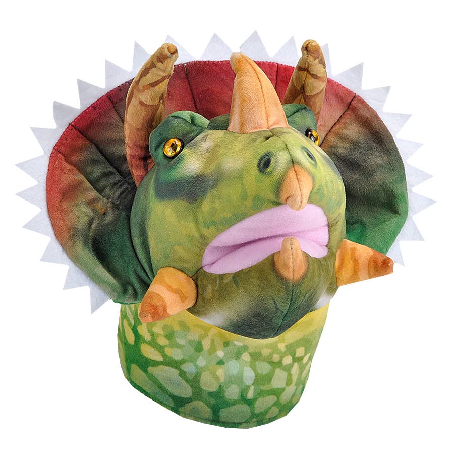 Puppet-Sound Triceratops Stuffed Animal 12"
