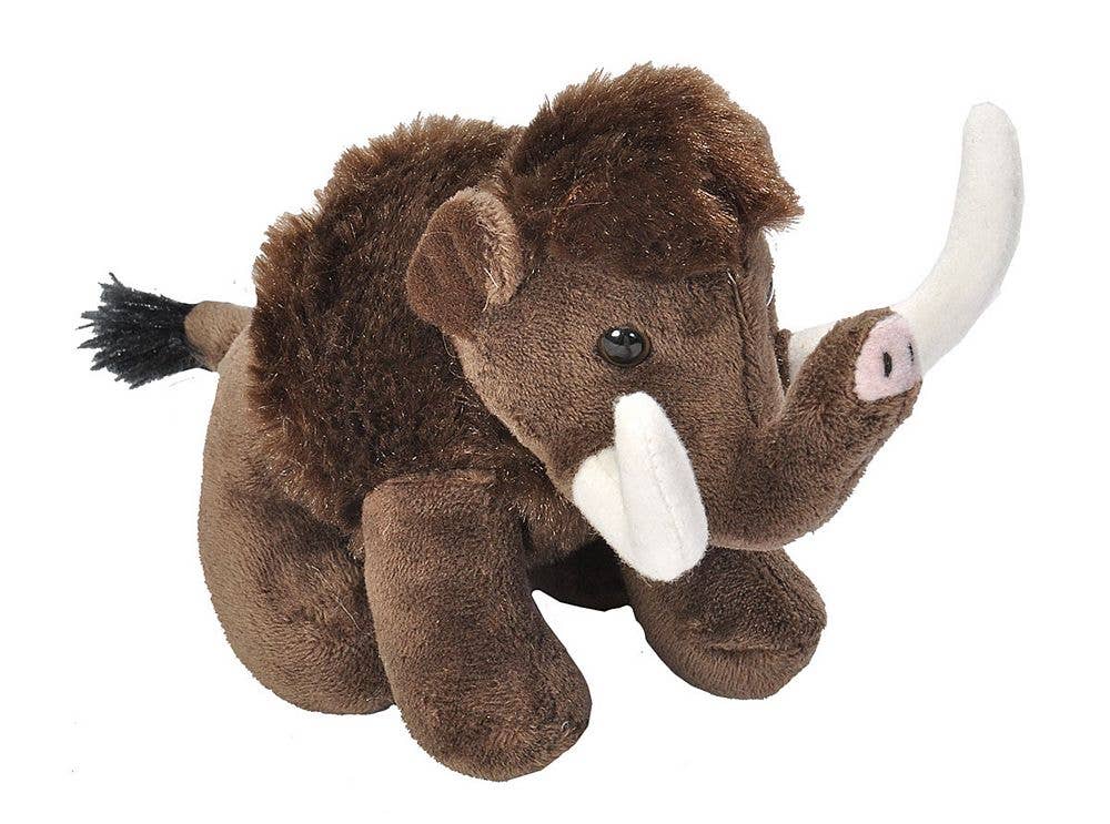 Pocketkins Woolly Mammoth Stuffed Animal  5"