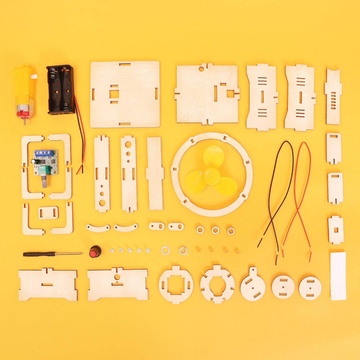 Variable Speed Oscillating Fan DIY Kit