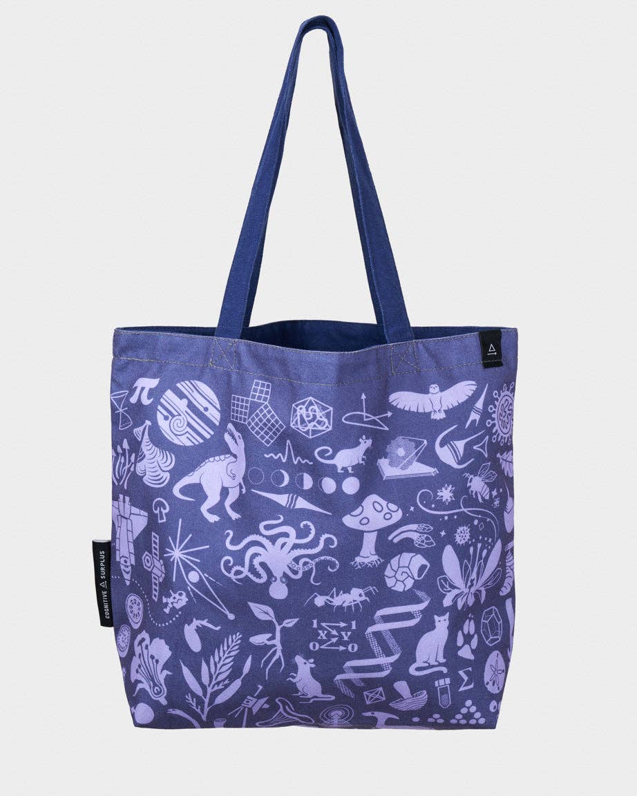 Cognitive Surplus - Science is Magic That Works Canvas Shoulder Tote