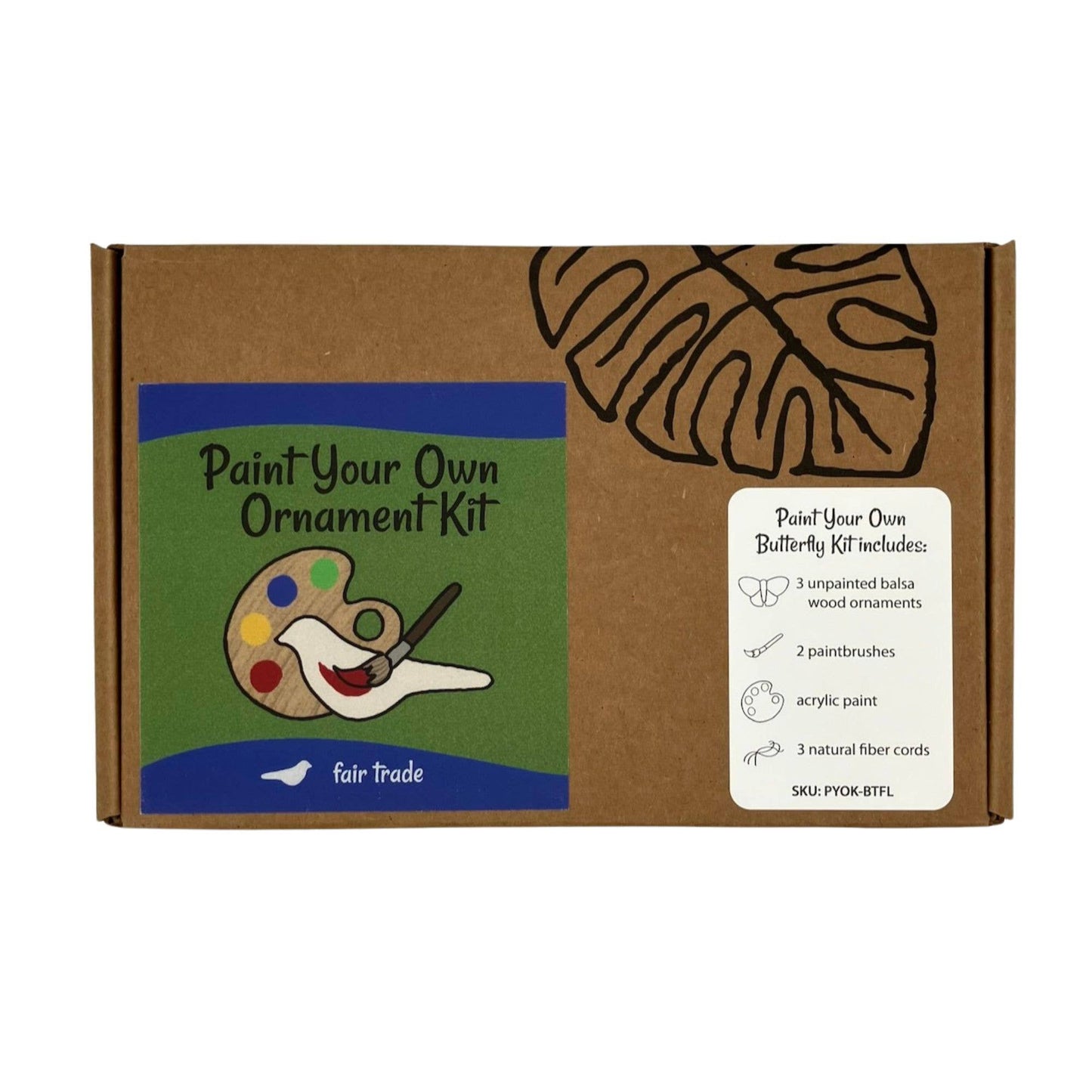 Paint Your Own Butterfly Ornament Kit