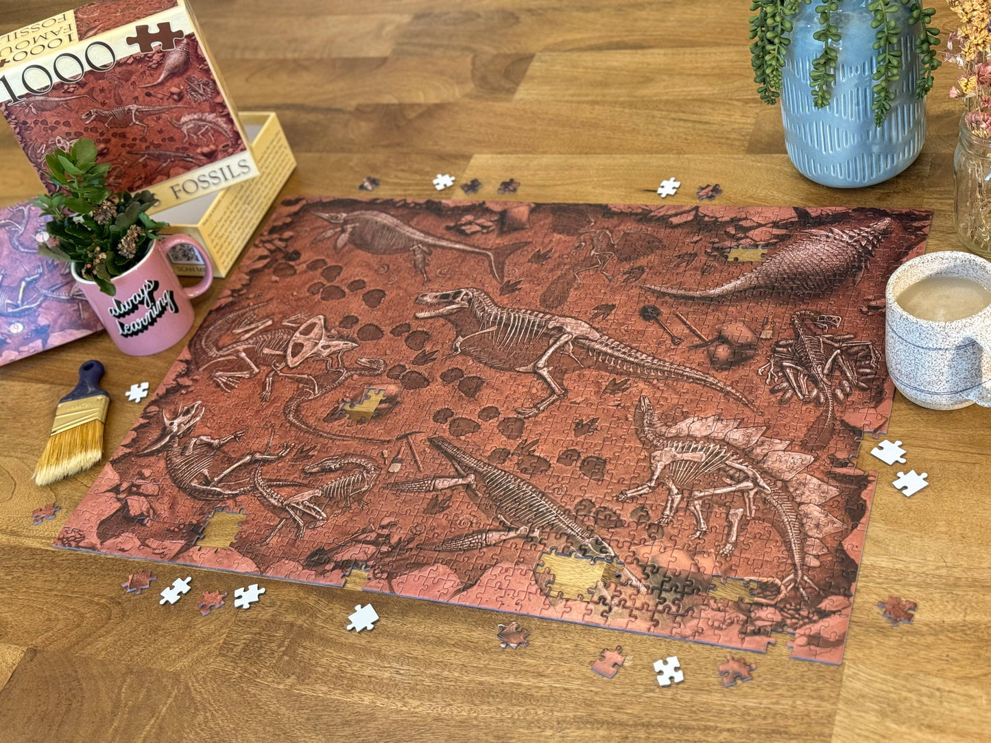 "Famous Fossils" Paleontology Puzzle