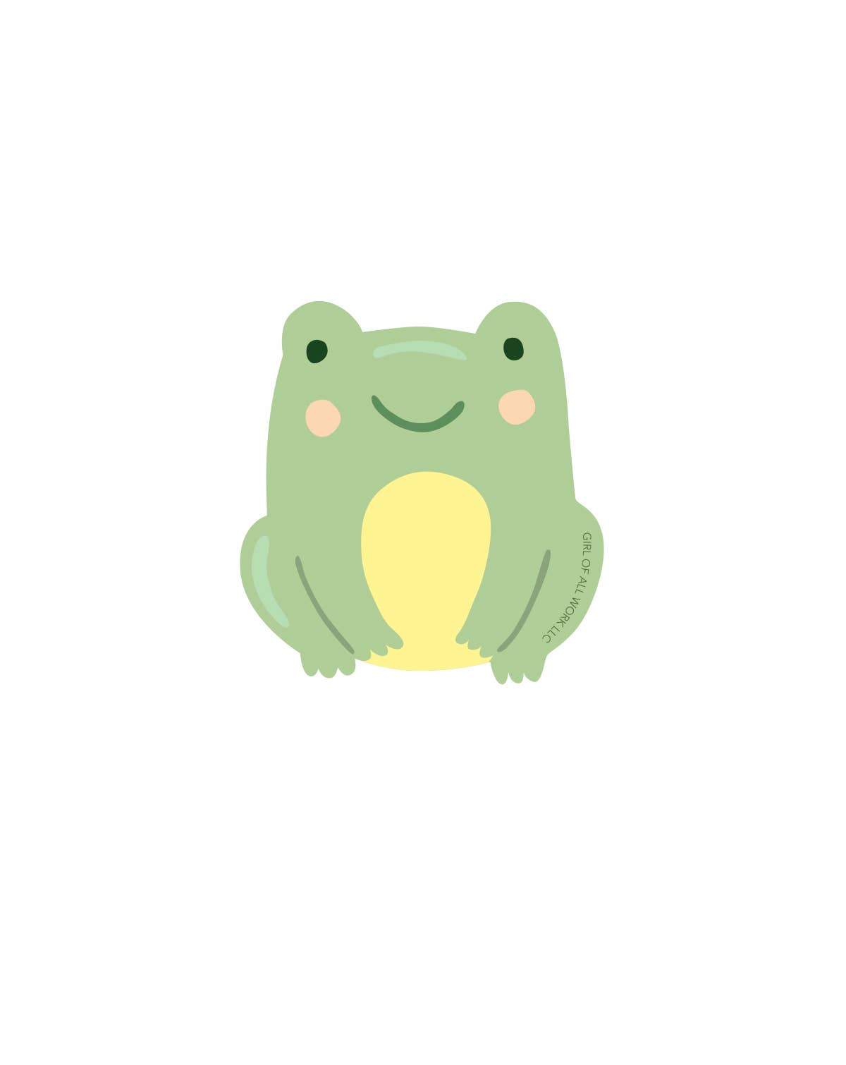 Frog  Vinyl Sticker
