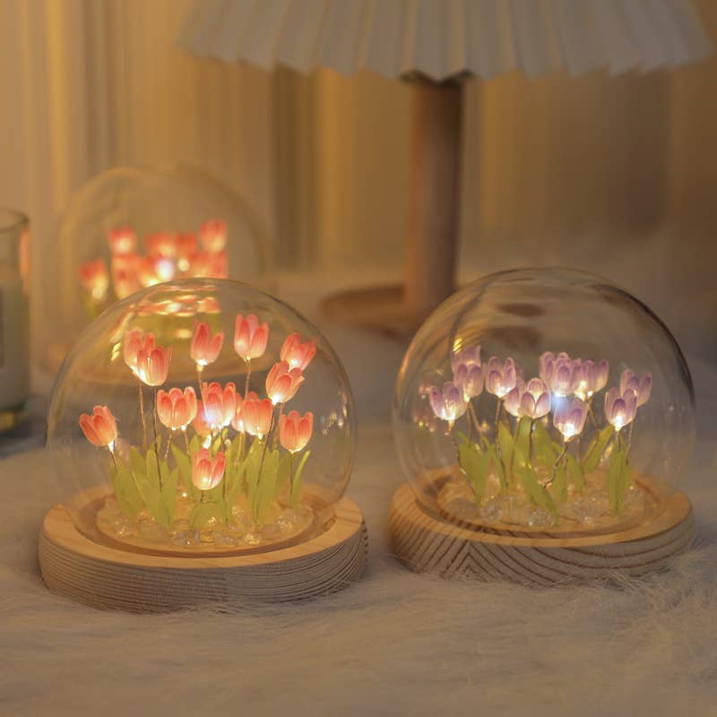 Tulip LED Light DIY Kit, Craft Gift for Girls
