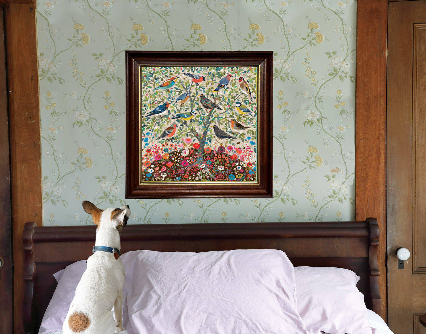 eeBoo - Songbirds Tree 1000 Piece Square Puzzle