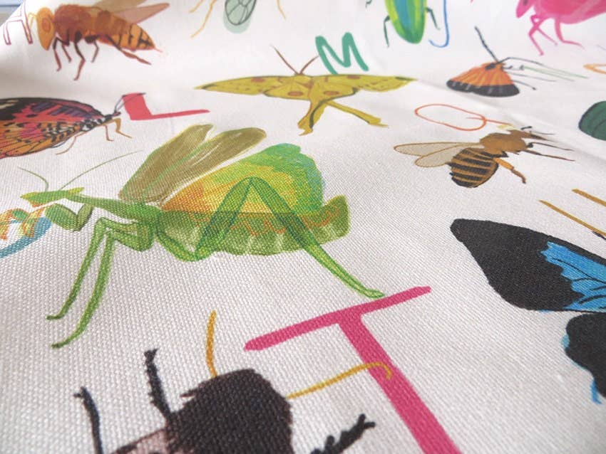 Insect Alphabet Cotton Tea Towel