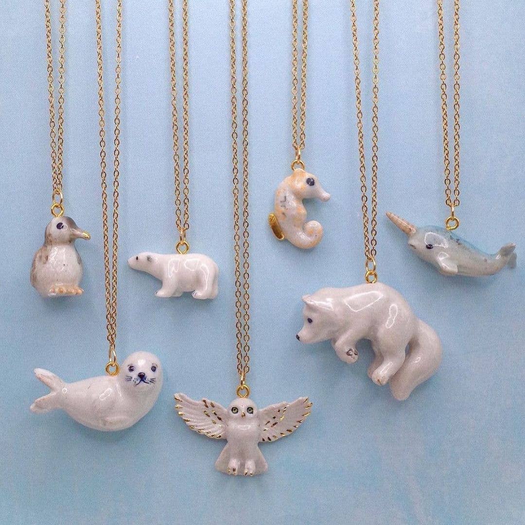 Tiny Penguin Necklace