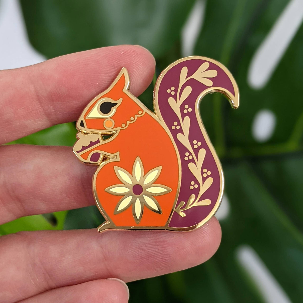 Squirrel Hard Enamel Pin