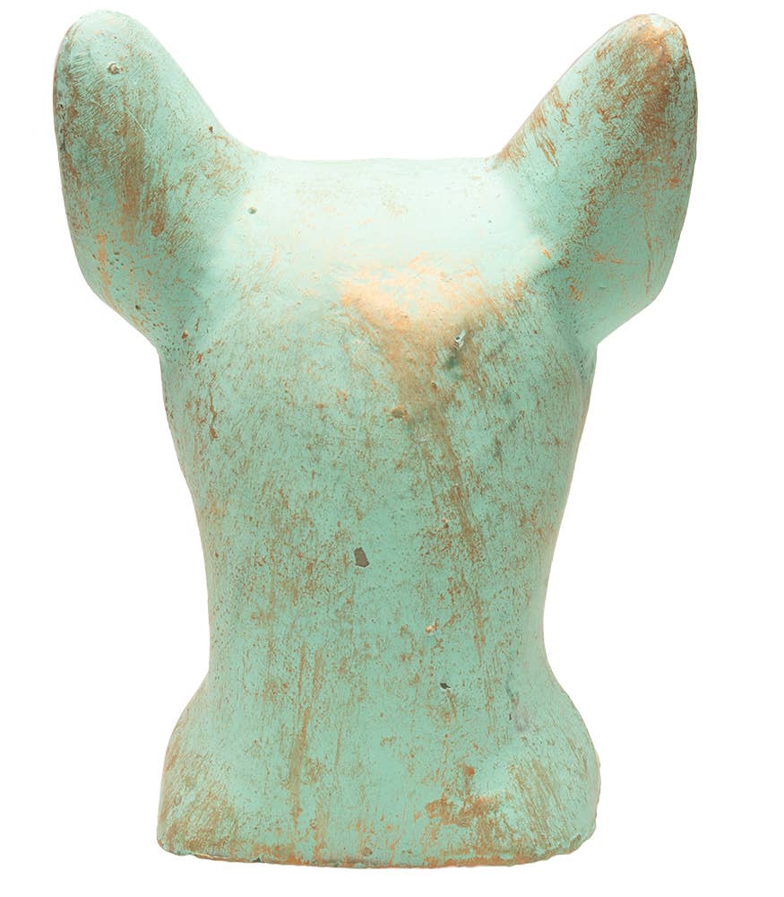 Bastet Cat Bust Statue Patina Small - 3.5" - Egyptian Goddes