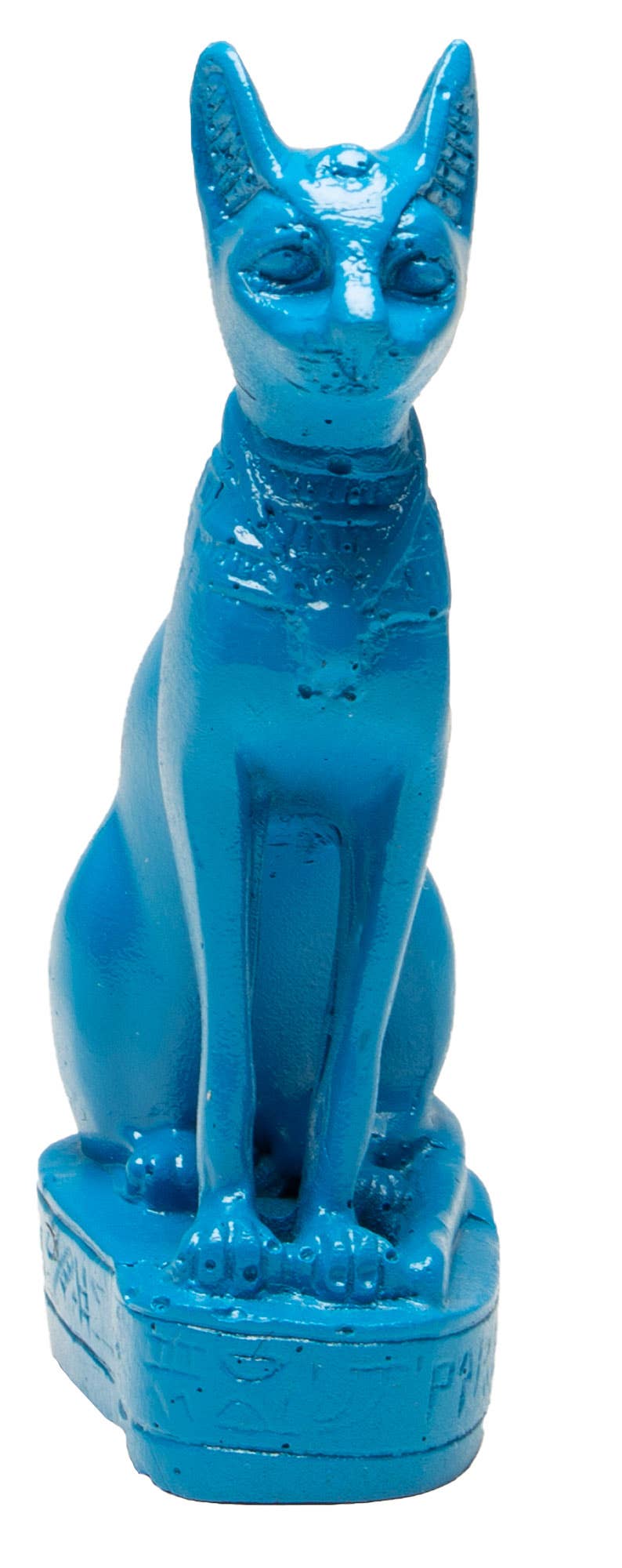Bastet Cat Statue Blue - Small - Egyptian Goddess