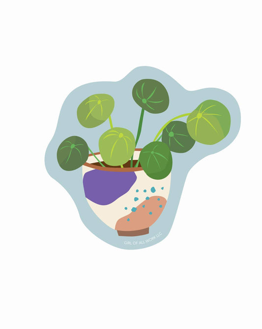 HOUSE PLANT VINYL STICKER