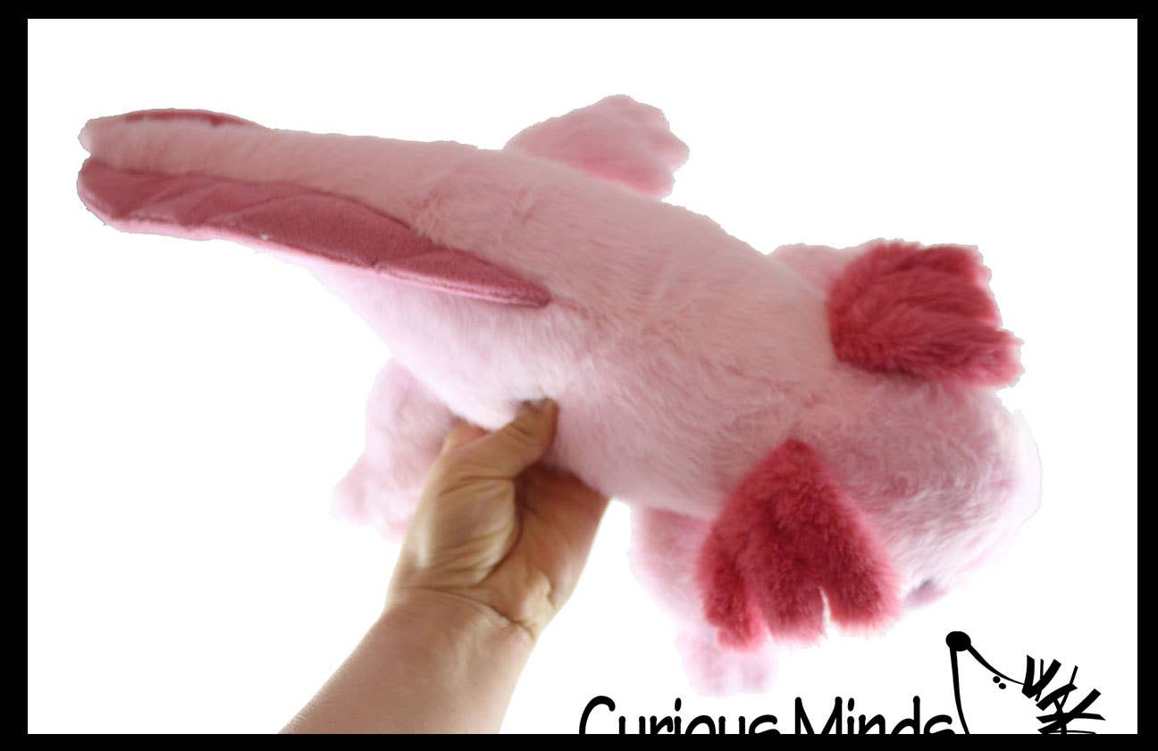 Axolotl Realistic Earth Safe Cute 15" Long Plush Stuffed Animal