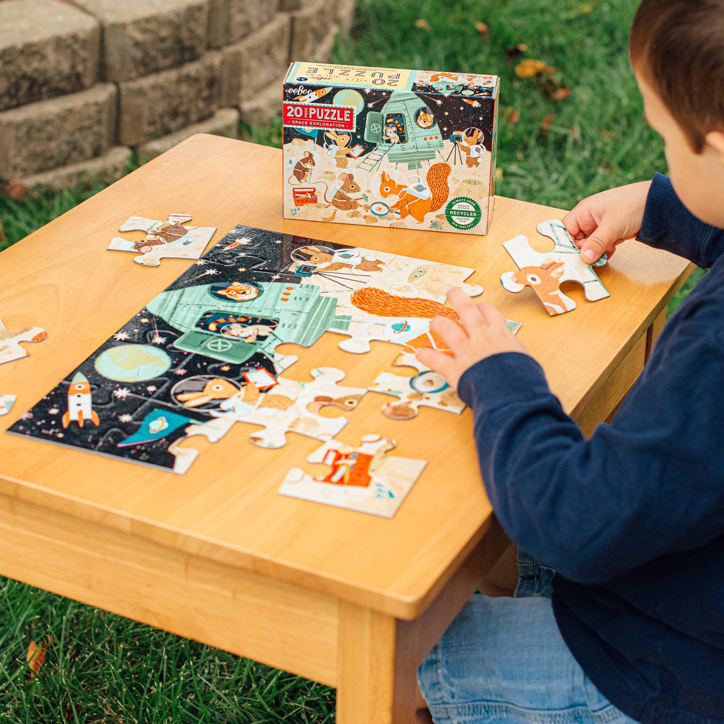 eeBoo - Space Exploration 20 Piece Puzzle