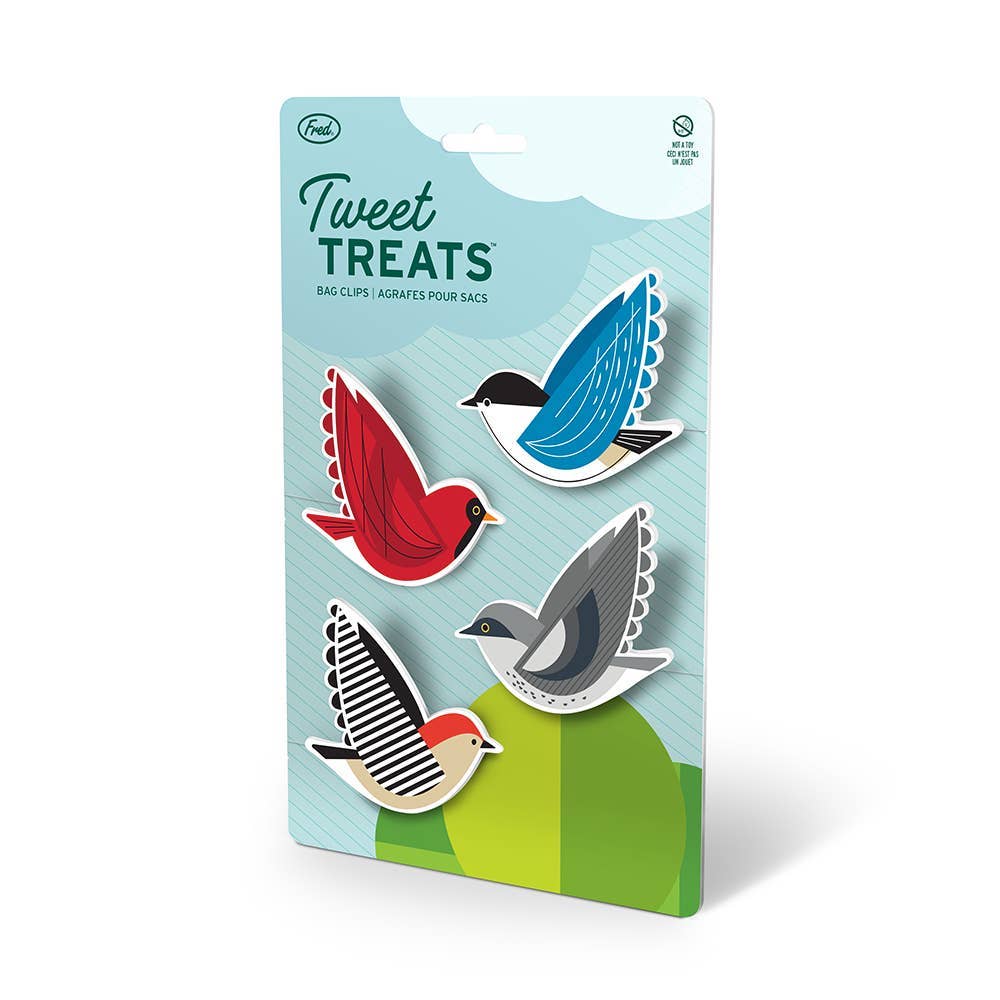 Tweet Treats - Bird Bag Clips - Set of 4