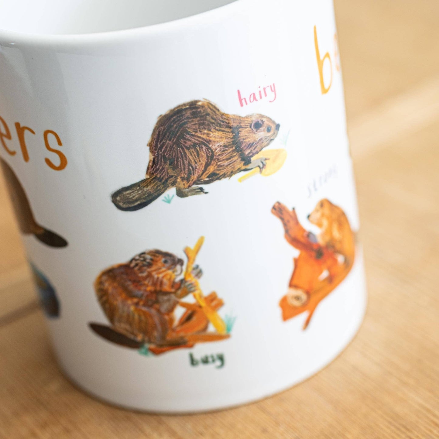 Beavers Ceramic Animal Pun Mug