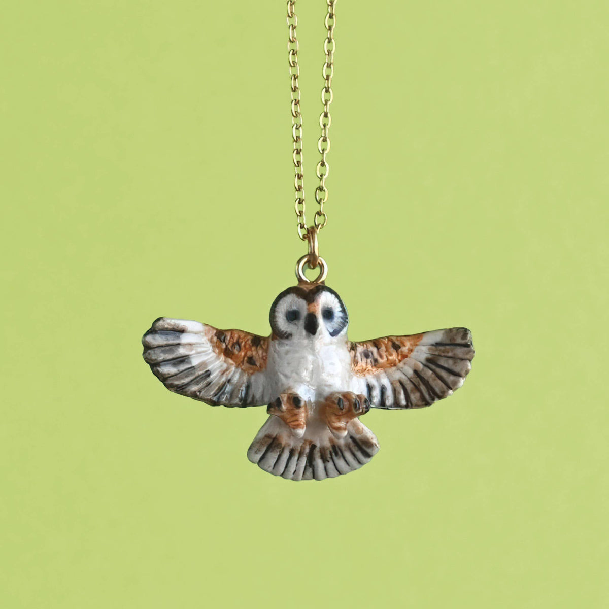 Barn Owl Necklace