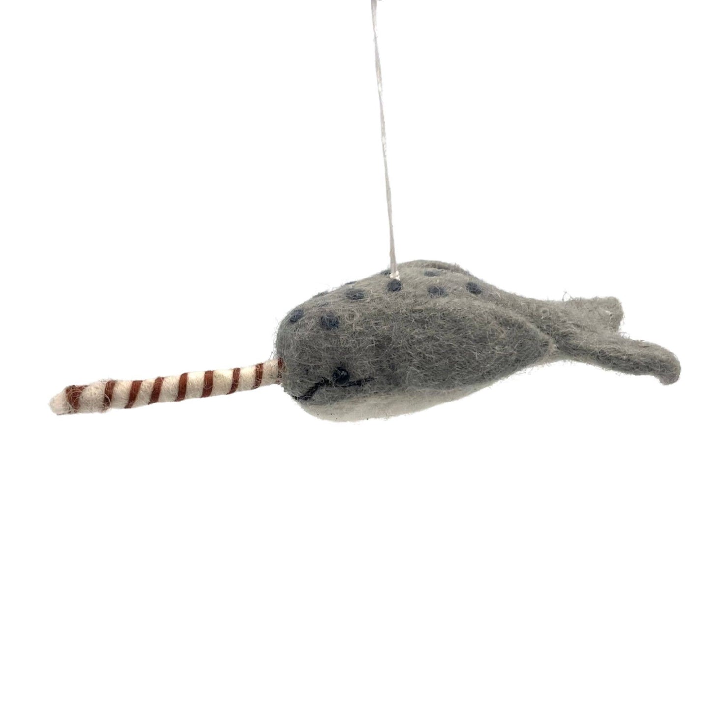 Narwhal Felt Ornament