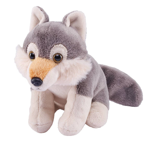 Pocketkins-ECO-Wolf Stuffed Animal 5"