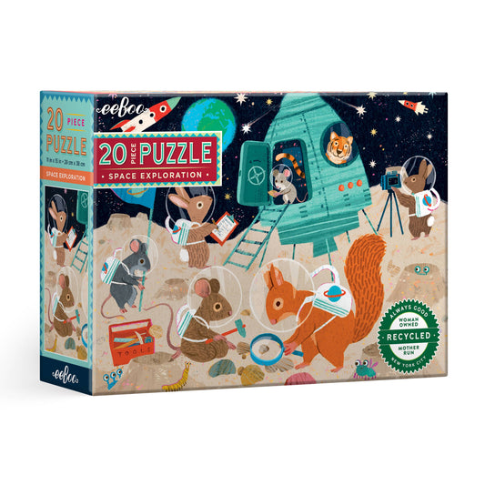 eeBoo - Space Exploration 20 Piece Puzzle