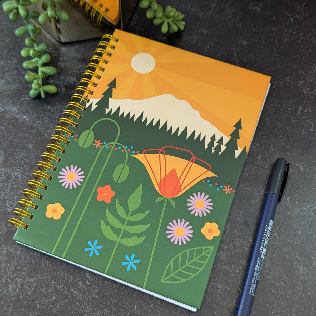 Mount Rainier Spiral Notebook