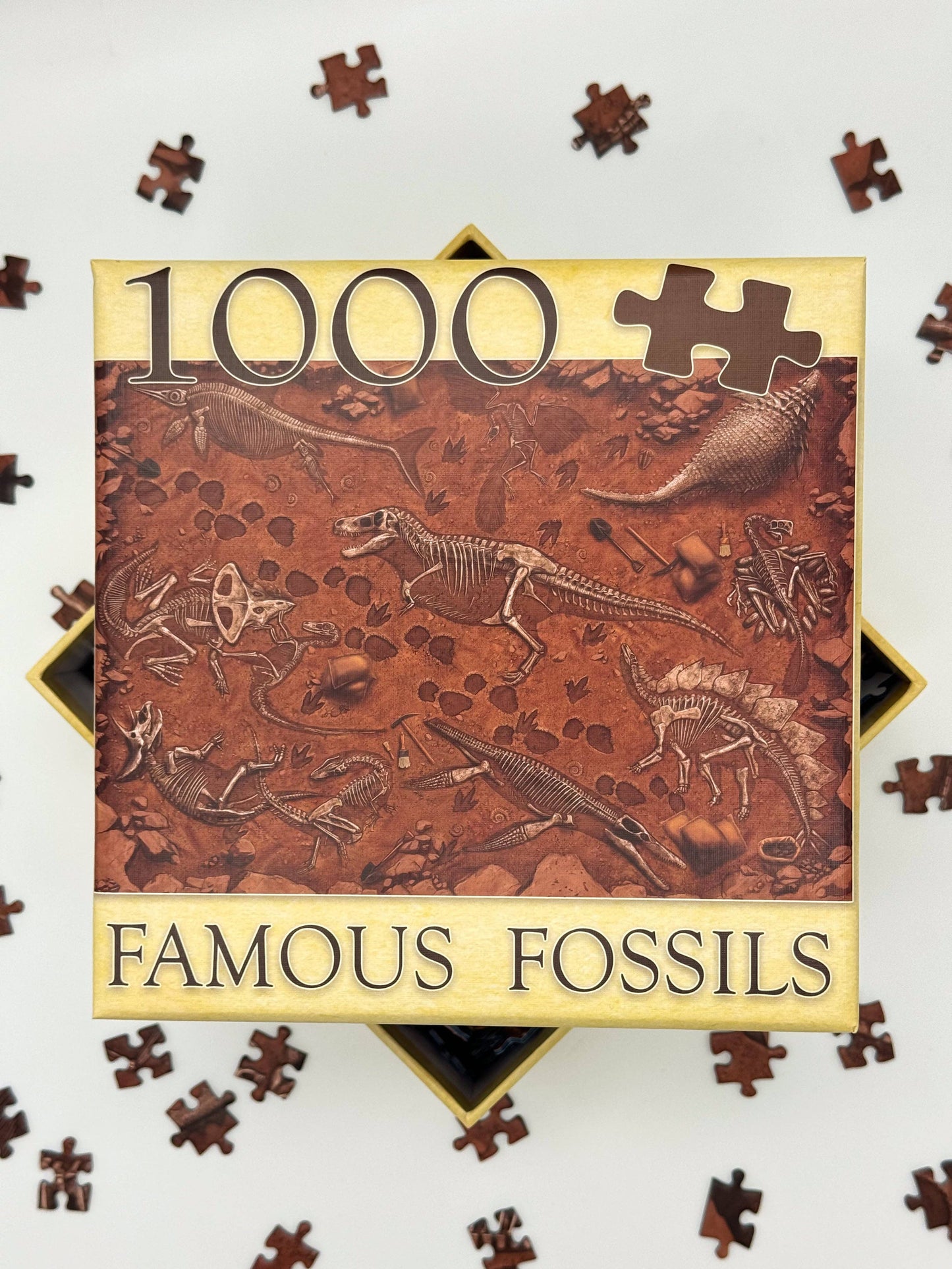 "Famous Fossils" Paleontology Puzzle
