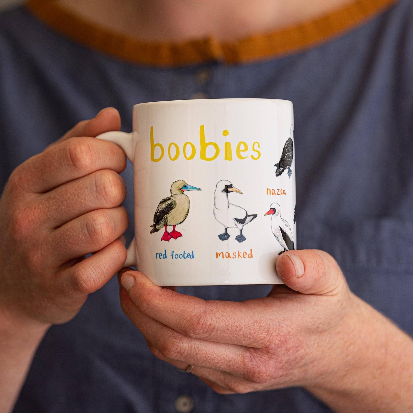 Boobies Ceramic Bird Pun Mug