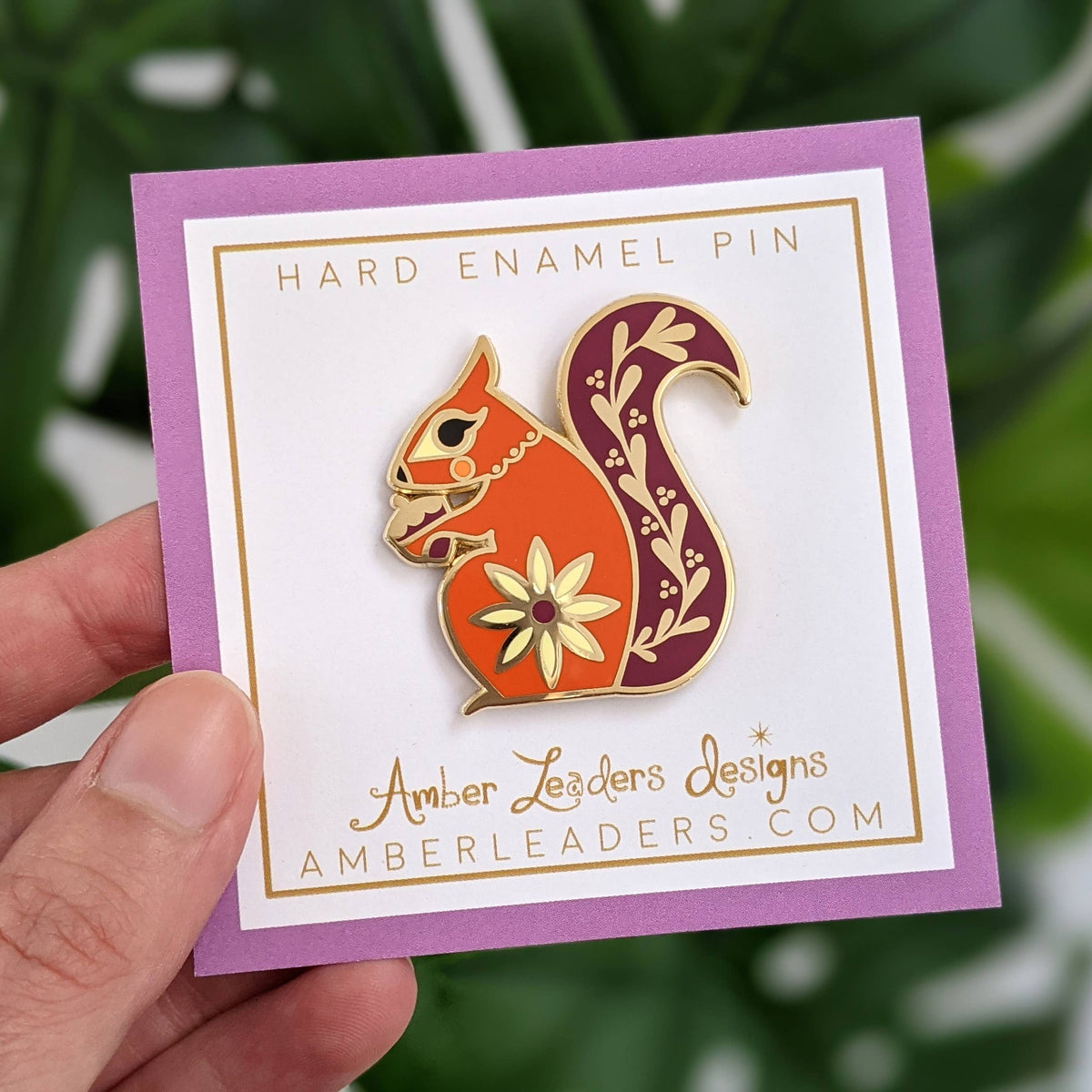 Squirrel Hard Enamel Pin