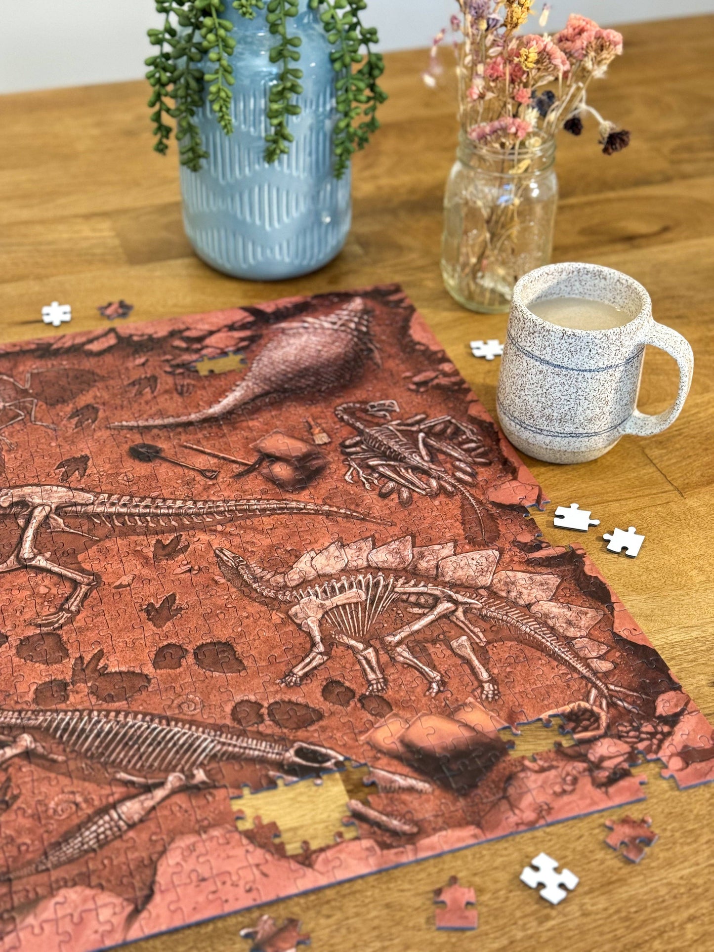 "Famous Fossils" Paleontology Puzzle