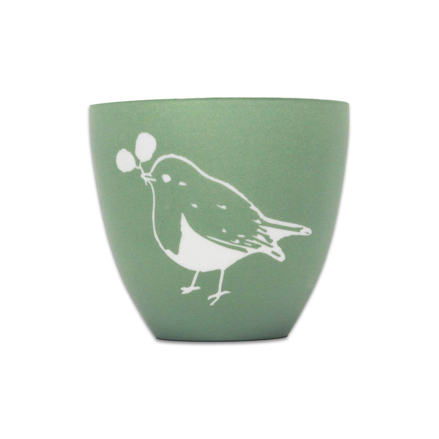 Ceramic Votive (3.1") - Robin