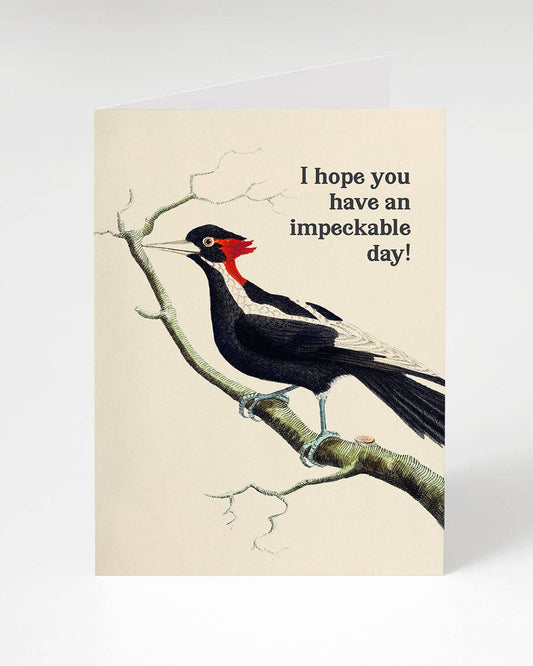 Impeckable Day Greeting Card